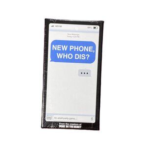 New Phone, Who Dis? Adult Party Game, New & Sealed